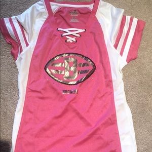 🌶SOLD—Pink and white Browns jersey